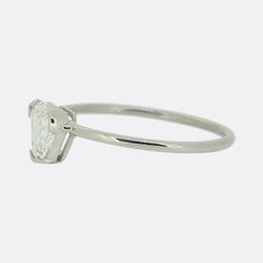 0.70 Carat Trilliant Diamond Solitaire Ring