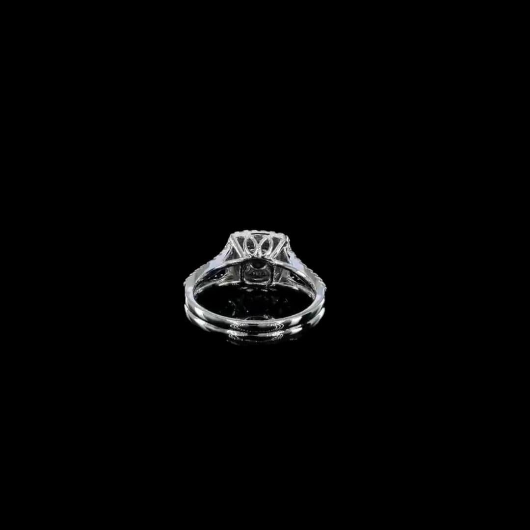 Women's  0.70 Carat Very Light Pinkish Brown Diamond Ring SI2 Clarity GIA Certified