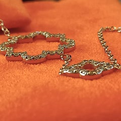 0.70 Carat VS G Color Diamond White Gold Grams 4.19 Bracelet