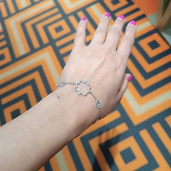 0.70 Carat VS G Color Diamond White Gold Grams 4.19 Bracelet