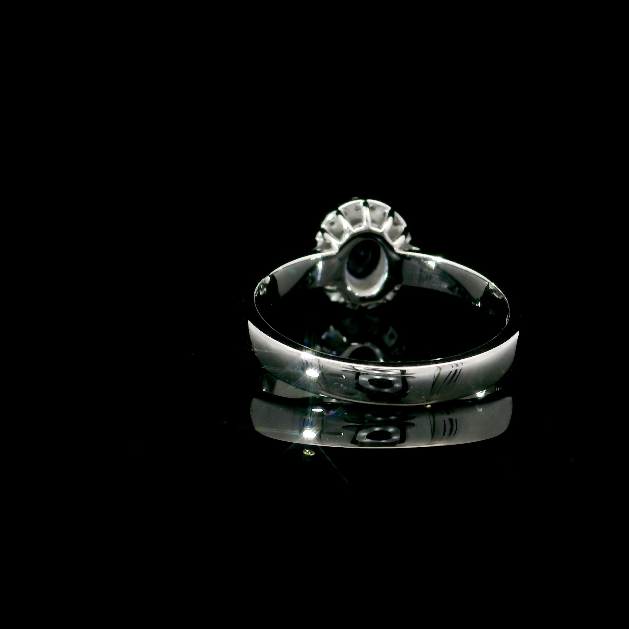 0.70 carats sapphire ring In New Condition For Sale In บางรัก, TH