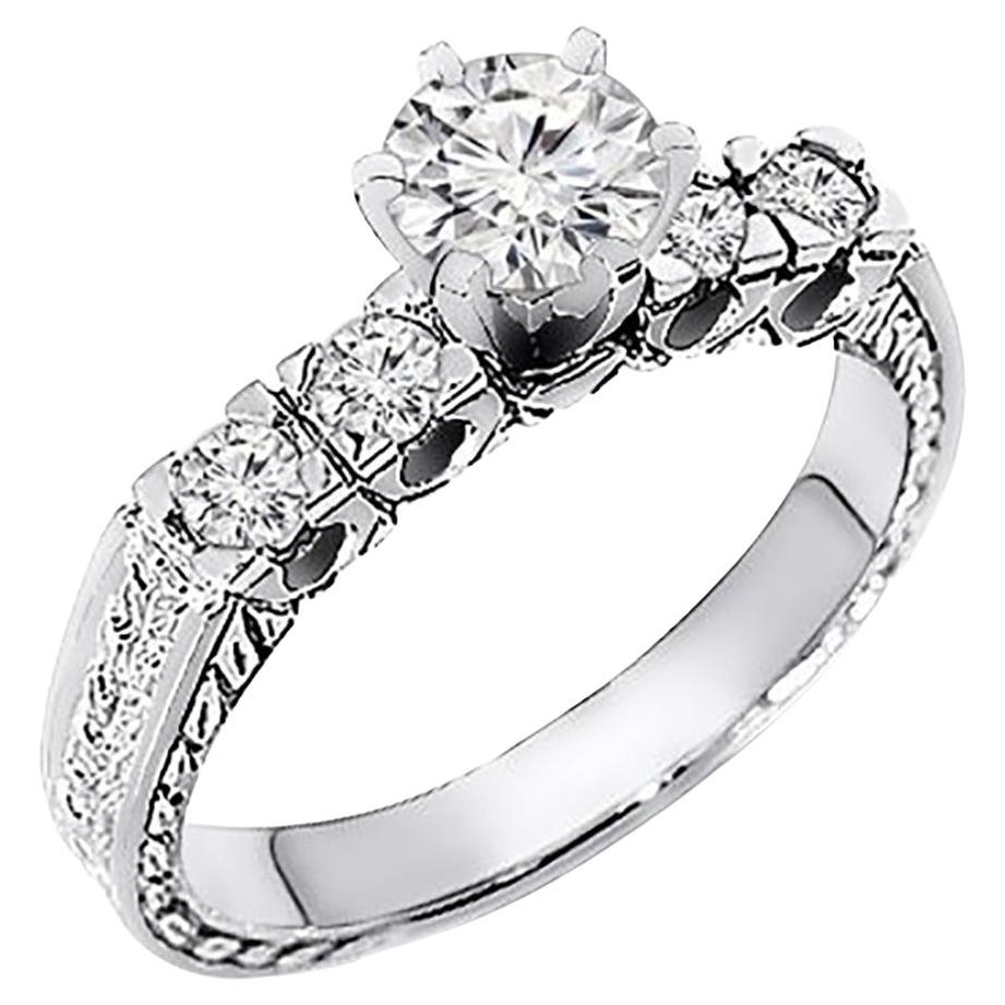 For Sale:  0.70 ct. tw. Diamond Engagement Ring