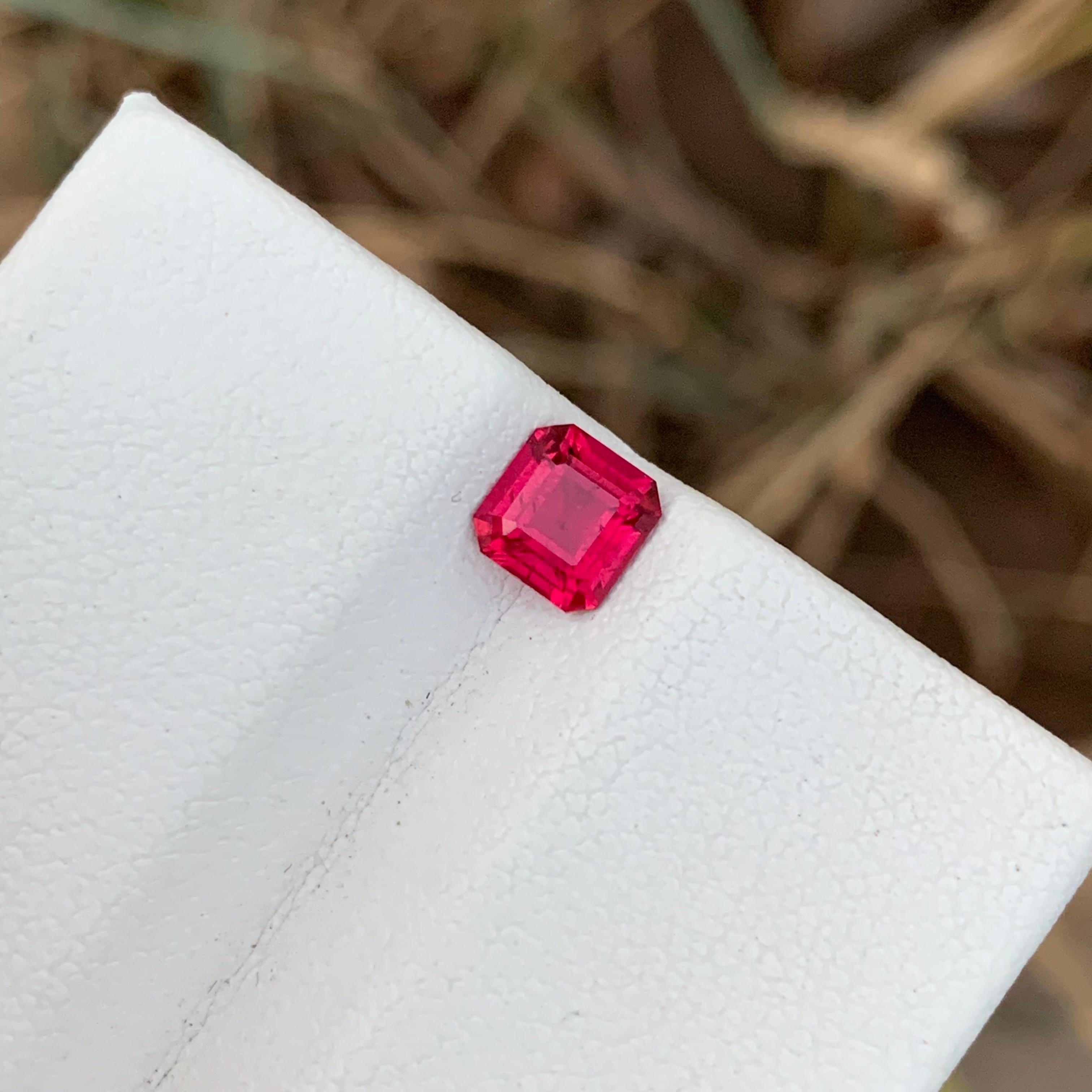 0.70 Cts Natural Pinkish Red Rubellite Tourmaline Ring Gem From Afghanistan  For Sale 3