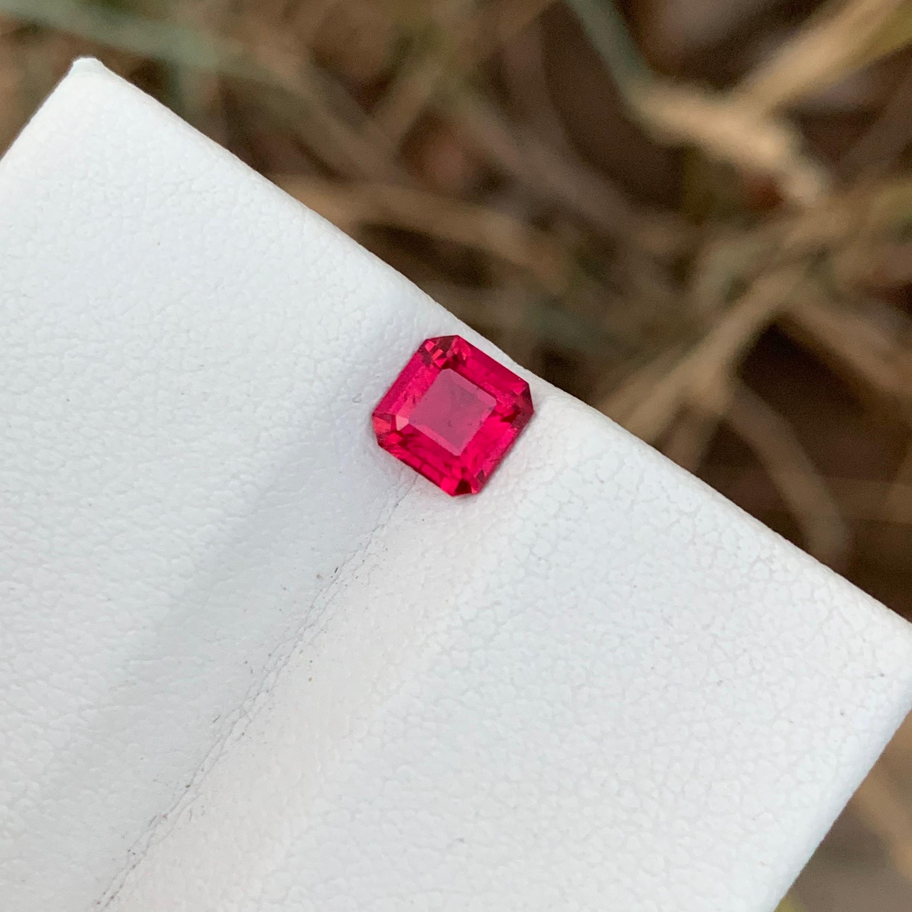 0.70 Cts Natural Pinkish Red Rubellite Tourmaline Ring Gem From Afghanistan  For Sale 4