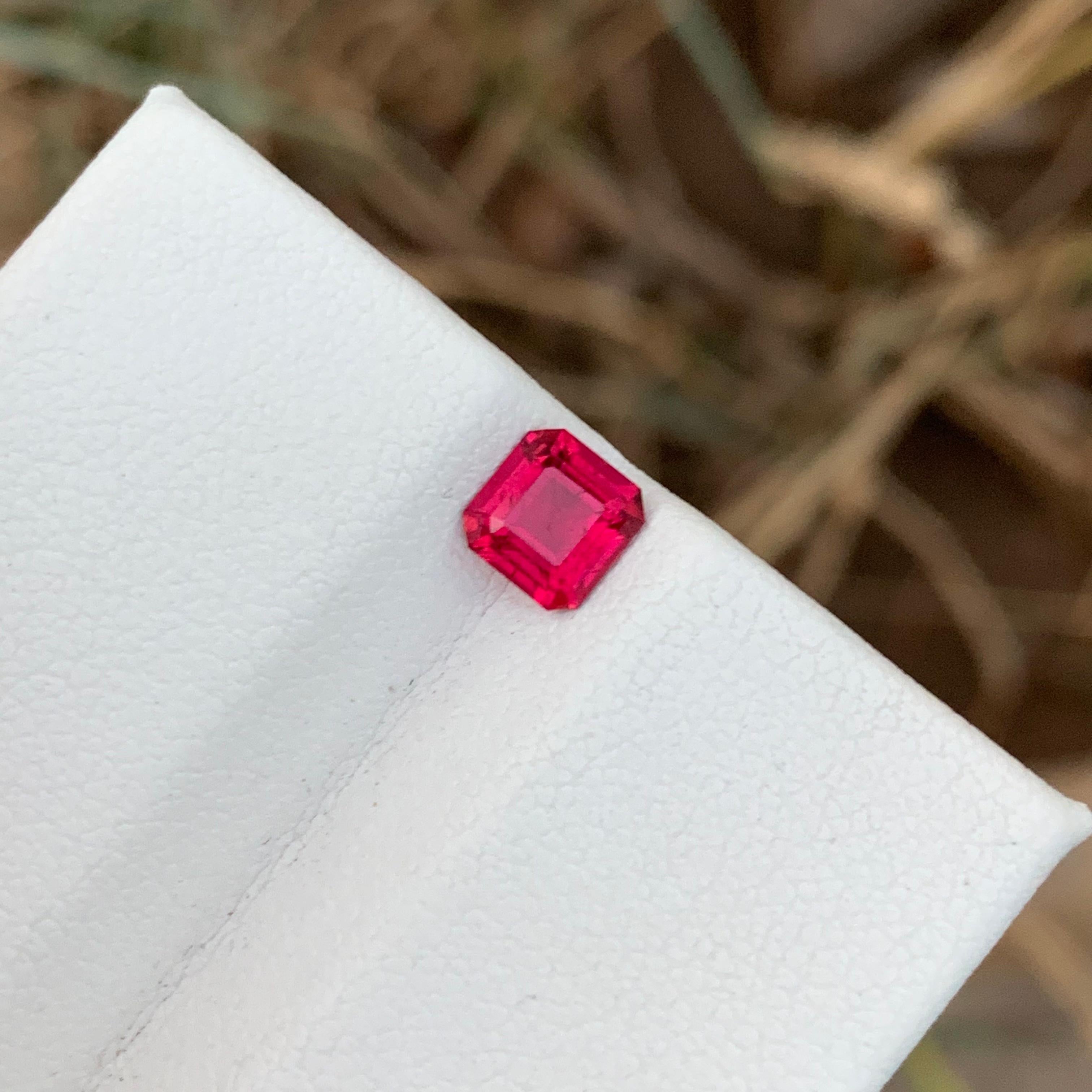 0.70 Cts Natural Pinkish Red Rubellite Tourmaline Ring Gem From Afghanistan For Sale 7