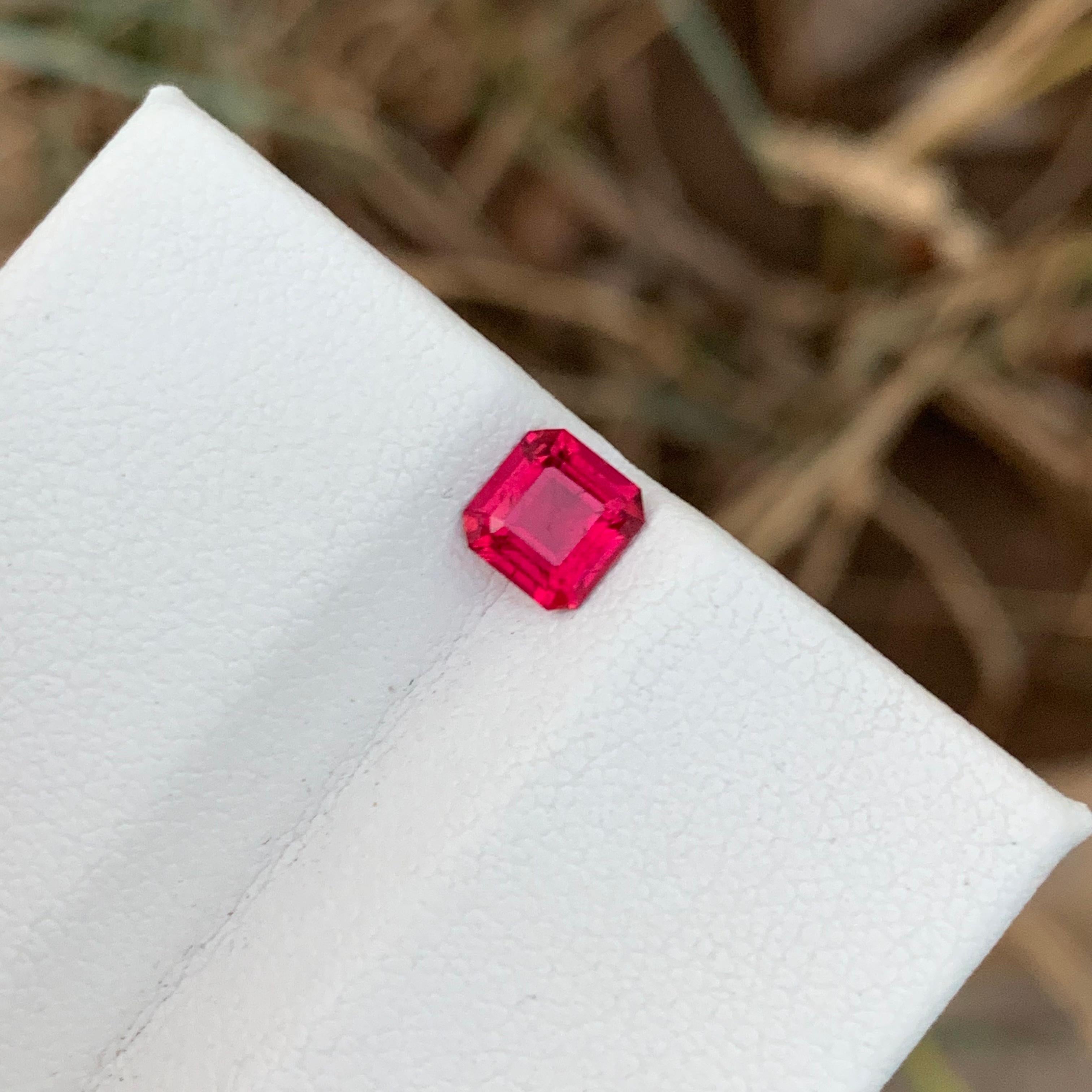 0.70 Cts Natural Pinkish Red Rubellite Tourmaline Ring Gem From Afghanistan  For Sale 8