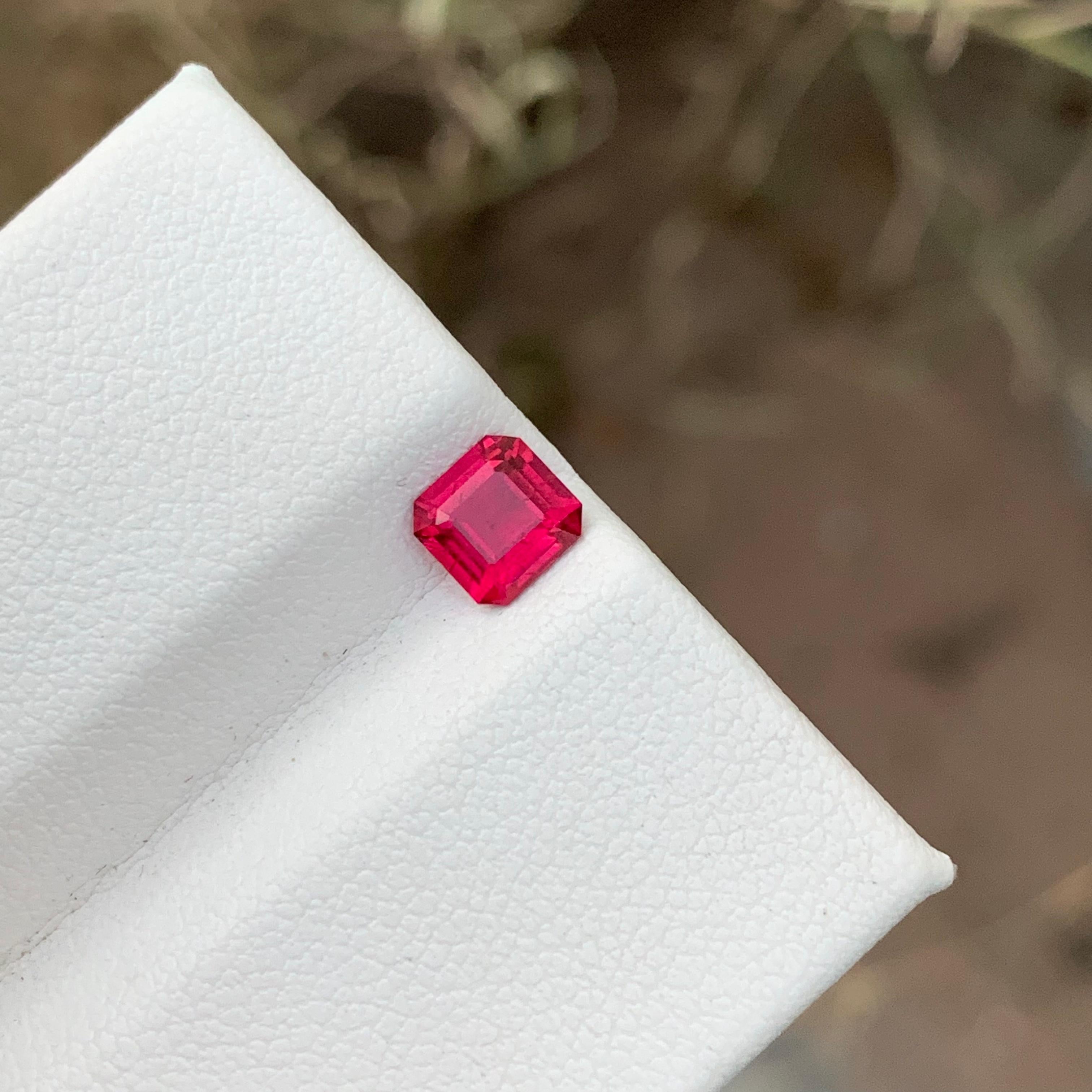 0.70 Cts Natural Pinkish Red Rubellite Tourmaline Ring Gem From Afghanistan For Sale 9