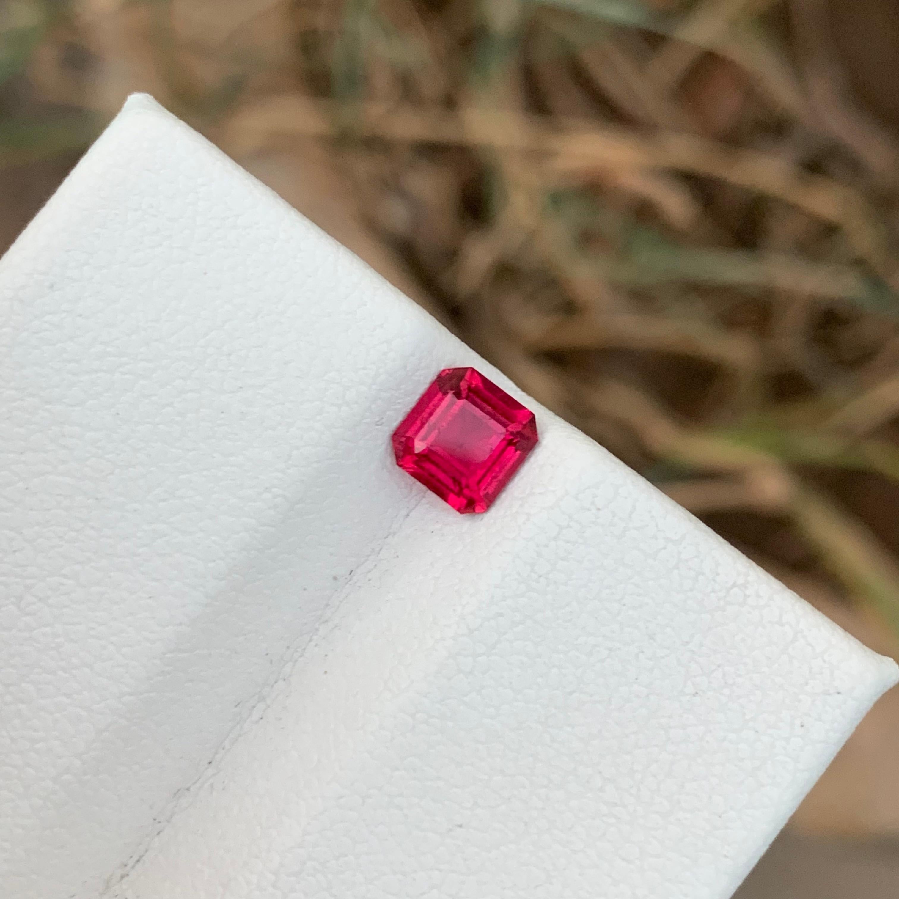 0.70 Cts Natural Pinkish Red Rubellite Tourmaline Ring Gem From Afghanistan  For Sale 11