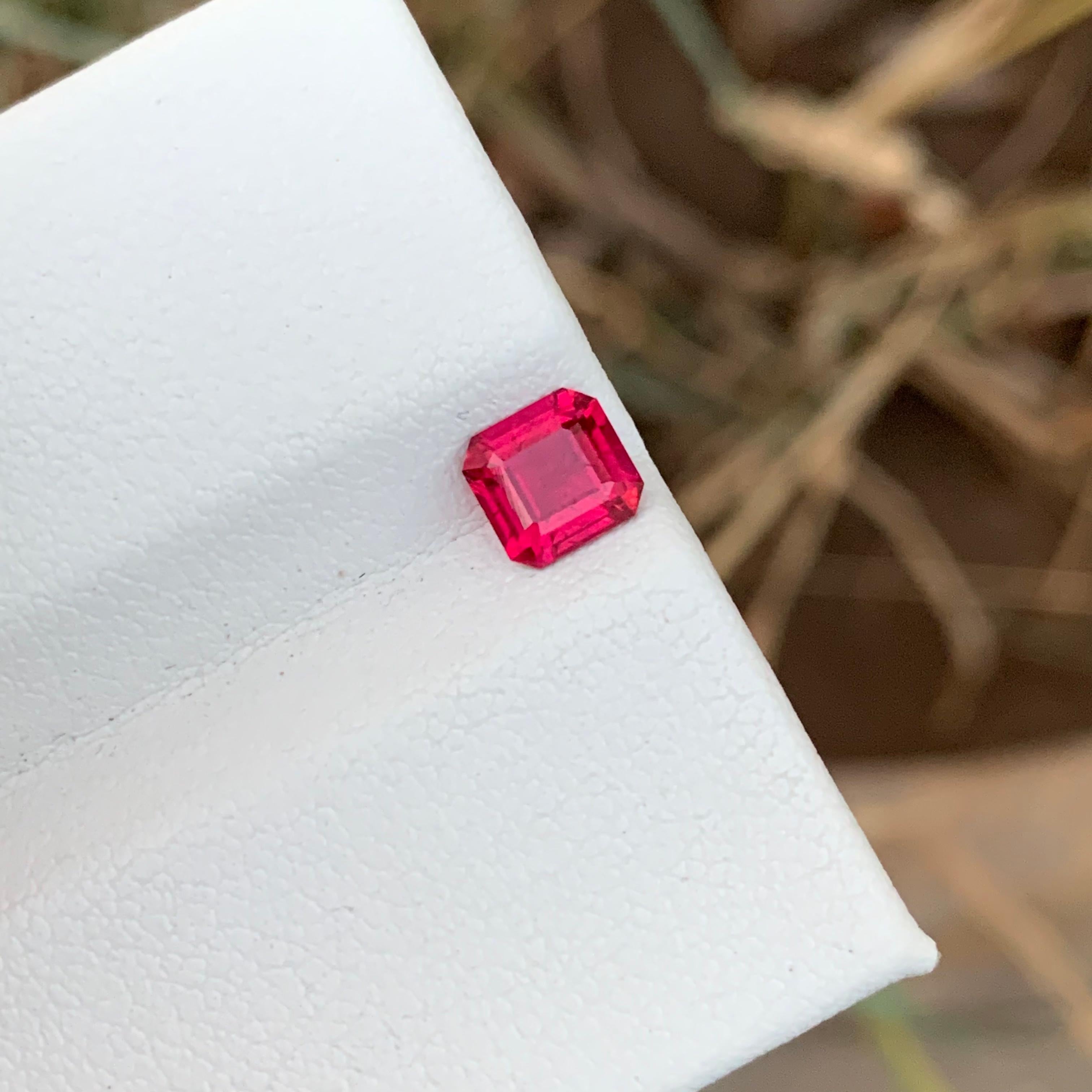 0.70 Cts Natural Pinkish Red Rubellite Tourmaline Ring Gem From Afghanistan For Sale 11