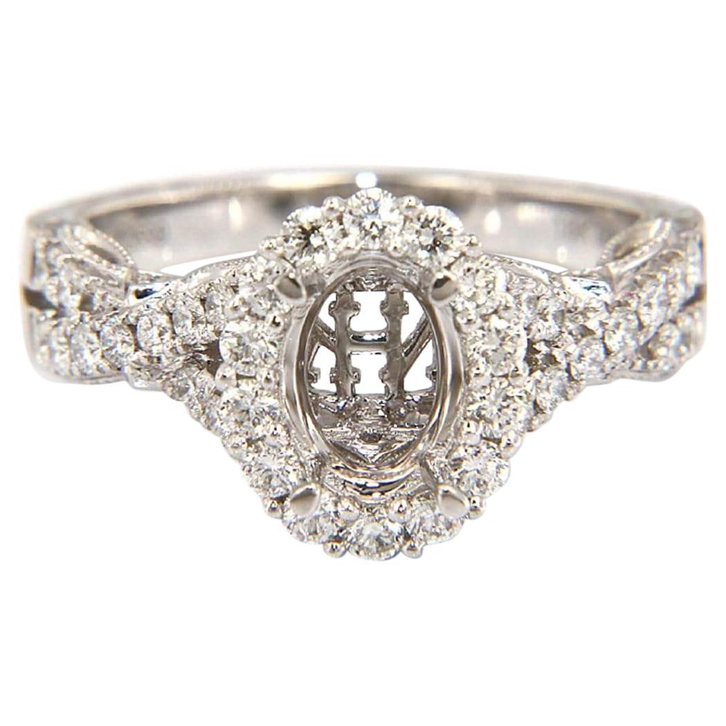Oval Diamond Infinity Band - 3 For Sale on 1stDibs