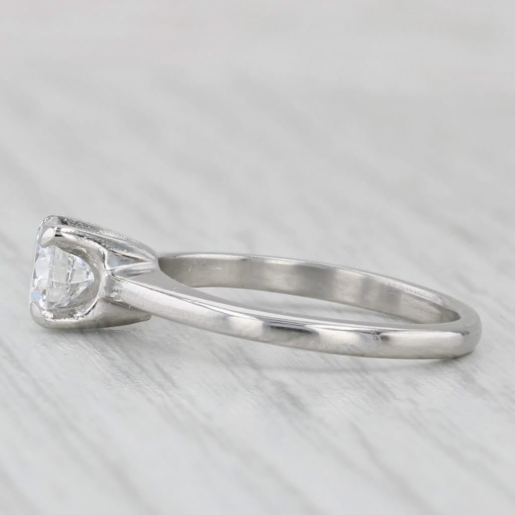 Informationen zu Edelsteinen:
- Natürlicher Diamant -
Karat - 0,70ct 
Schliff - Rundbrillant
Farbe - F - G
Reinheit - SI2

Metall: Platin
Gewicht: 4,7 Gramm 
Briefmarken: Platine
Stirnseite Höhe: 5.8 mm 
Höhe über dem Finger: 6.9 mm
Breite des