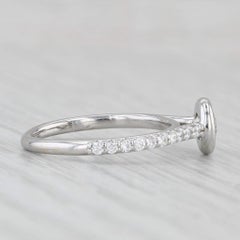 0.70ctw Round Bezel Set Diamond Engagement Ring 14k White Gold Size 4.5