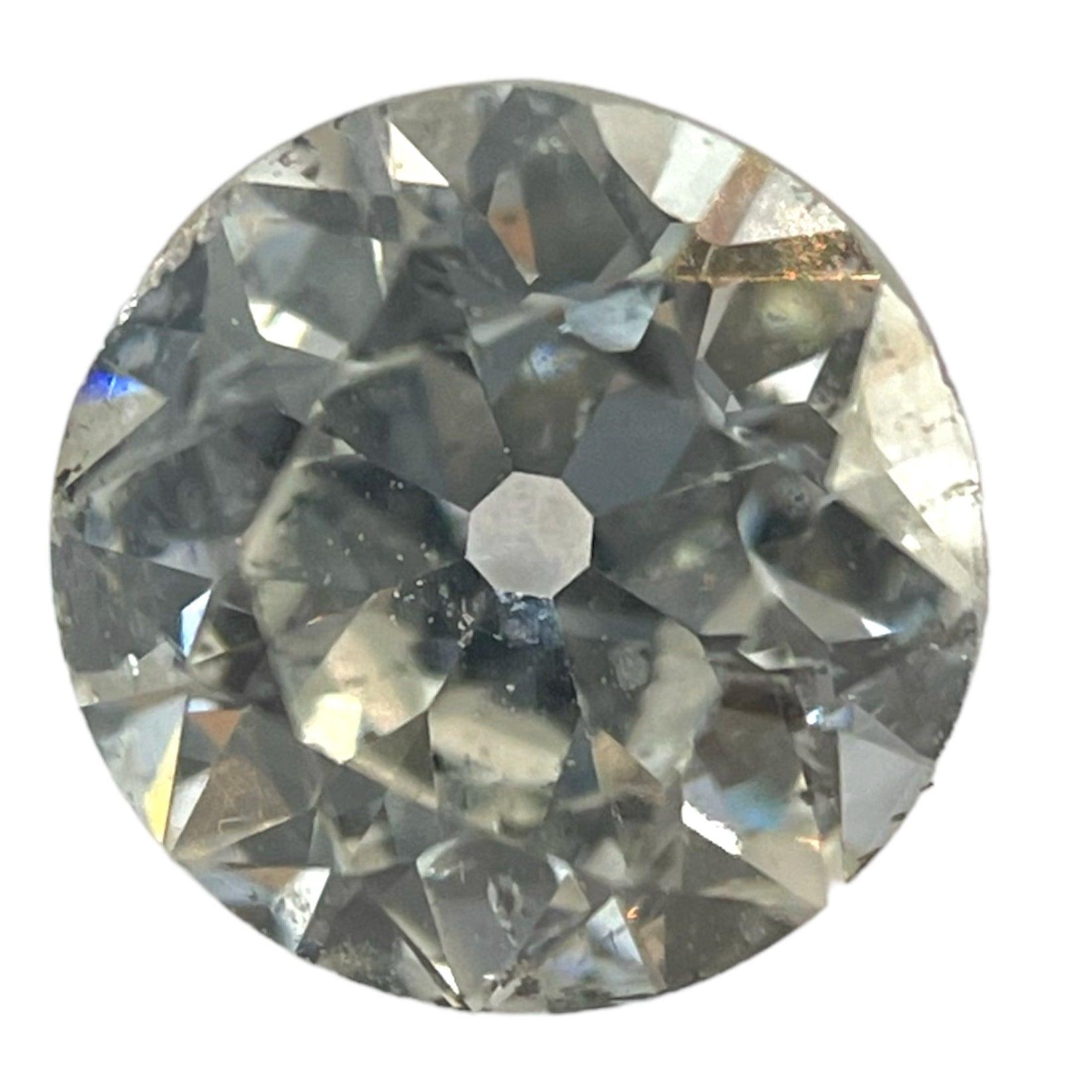 Taglio brillante 0,71 carati di diamante circolare brillante certificato H. H. Colore I1 Chiarezza in vendita