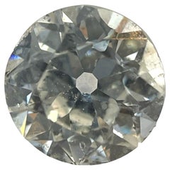 Diamant circulaire brillant de 0,71 carat certifié par le GIA, couleur H et pureté I1