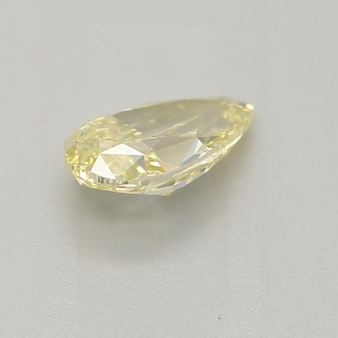 0.71-CARAT, FANCY  YELLOW, CUT DIAMOND SI1 Clarity GIA Certified In New Condition For Sale In Kowloon, HK