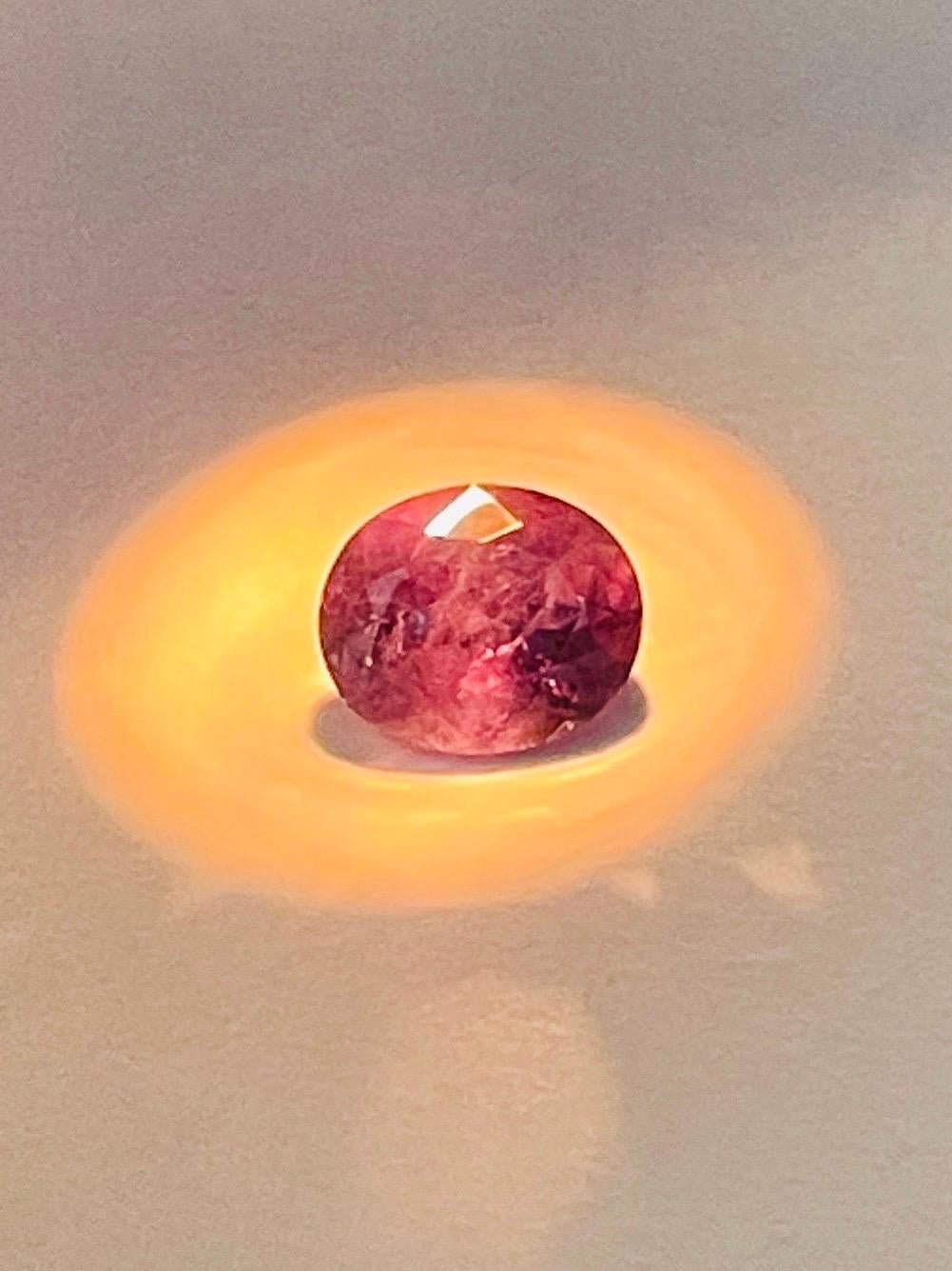 0.71 Ct Rare Russia Alexandrite change to red color from green semi Transparent im Angebot 10