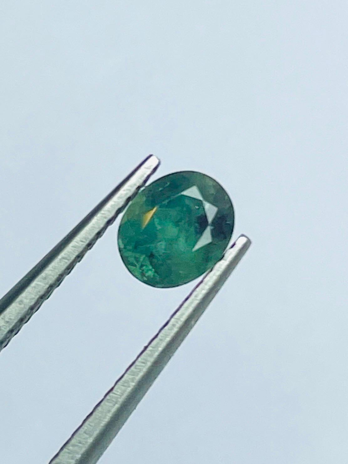 0.71 Ct Rare Russia Alexandrite change to red color from green semi Transparent im Angebot 2