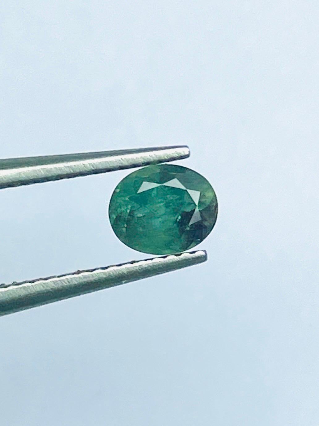 0.71 Ct Rare Russia Alexandrite change to red color from green semi Transparent im Angebot 3