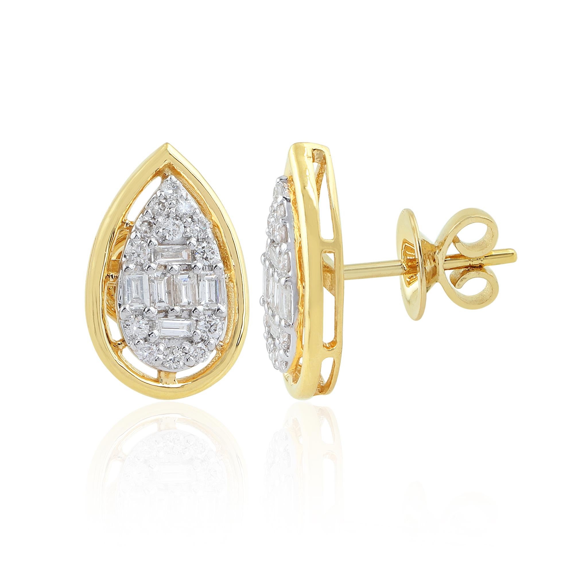 Item Code :- SEE-1487
Gross Wt. :- 4.73 gm
18k Yellow Gold Wt. :- 4.59 gm
Diamond Wt. :- 0.71 Ct. ( AVERAGE DIAMOND CLARITY SI1-SI2 & COLOR H-I )
Earrings Size :- 17 mm approx.
✦ Sizing
.....................
We can adjust most items to fit your