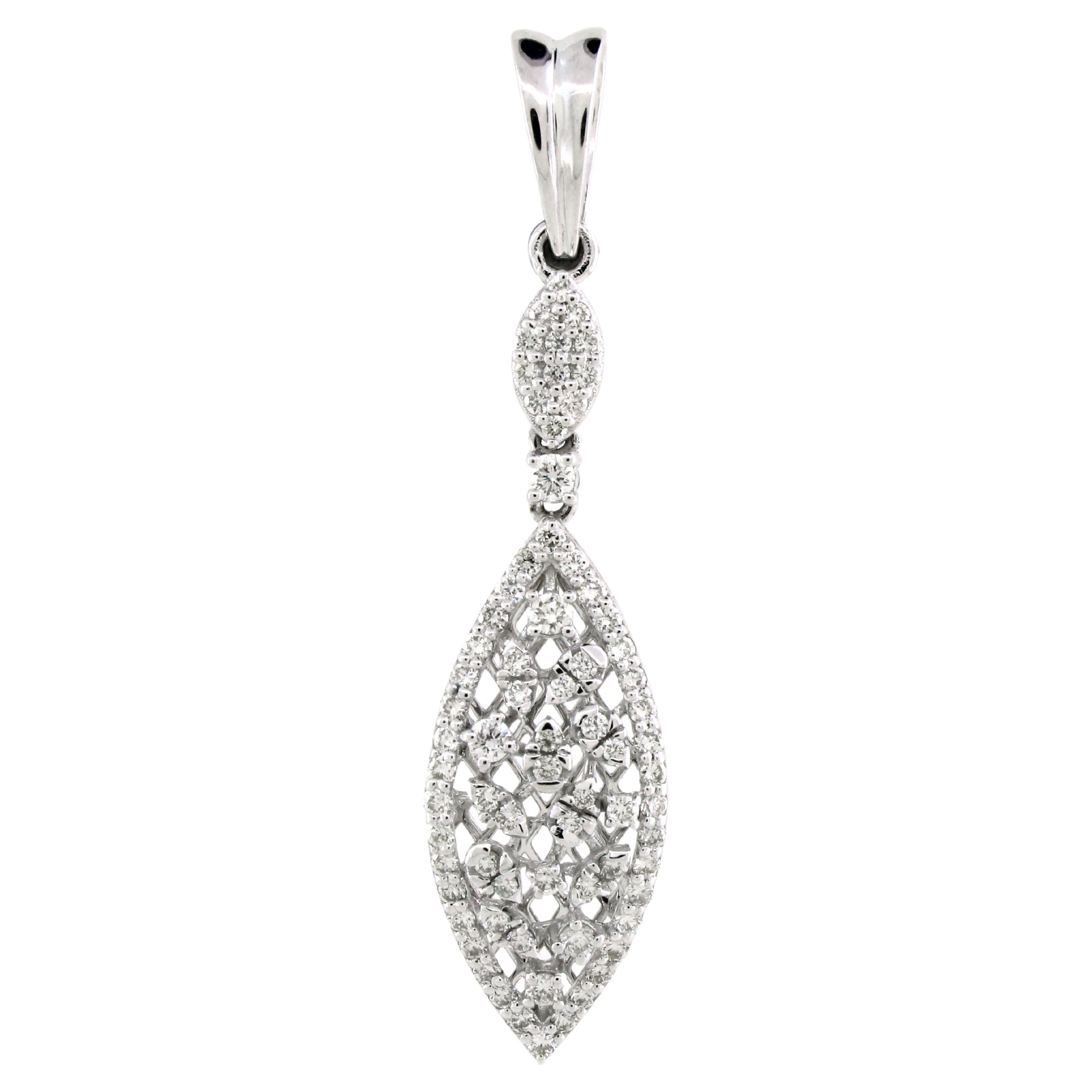 Pendentif en diamant de 0.71 cts