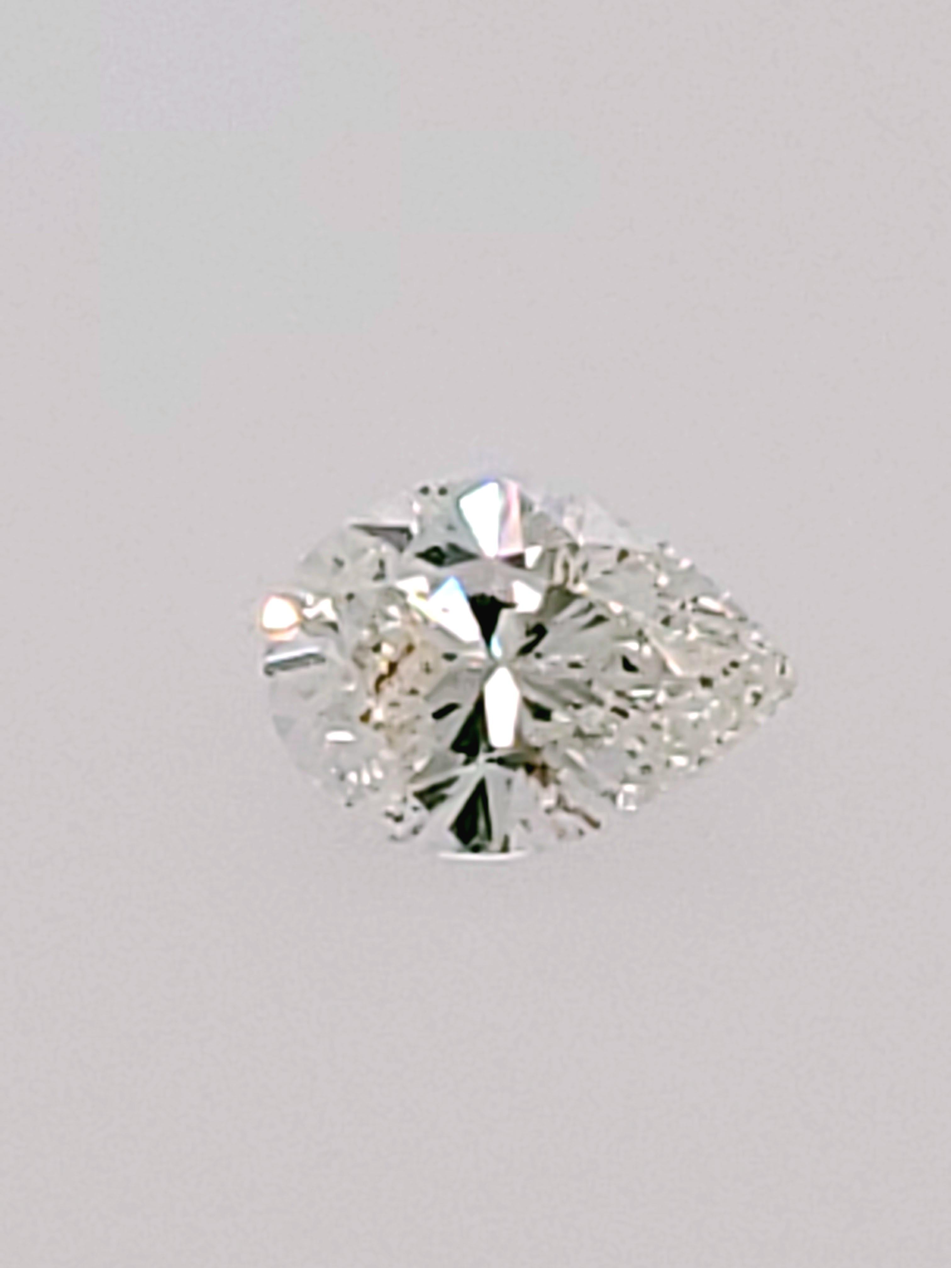 0,71 Karat birnenförmiger Diamant : SI2/SI3 H-I Loser Diamant  Perfekt für einen Verlobungsring (Tropfenschliff) im Angebot