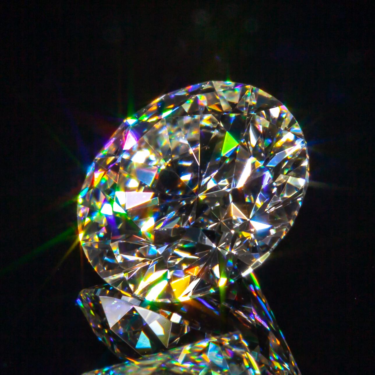 Moderne Diamant taille ronde brillant de 0,72 carat non serti J / VVS2 certifié GIA en vente