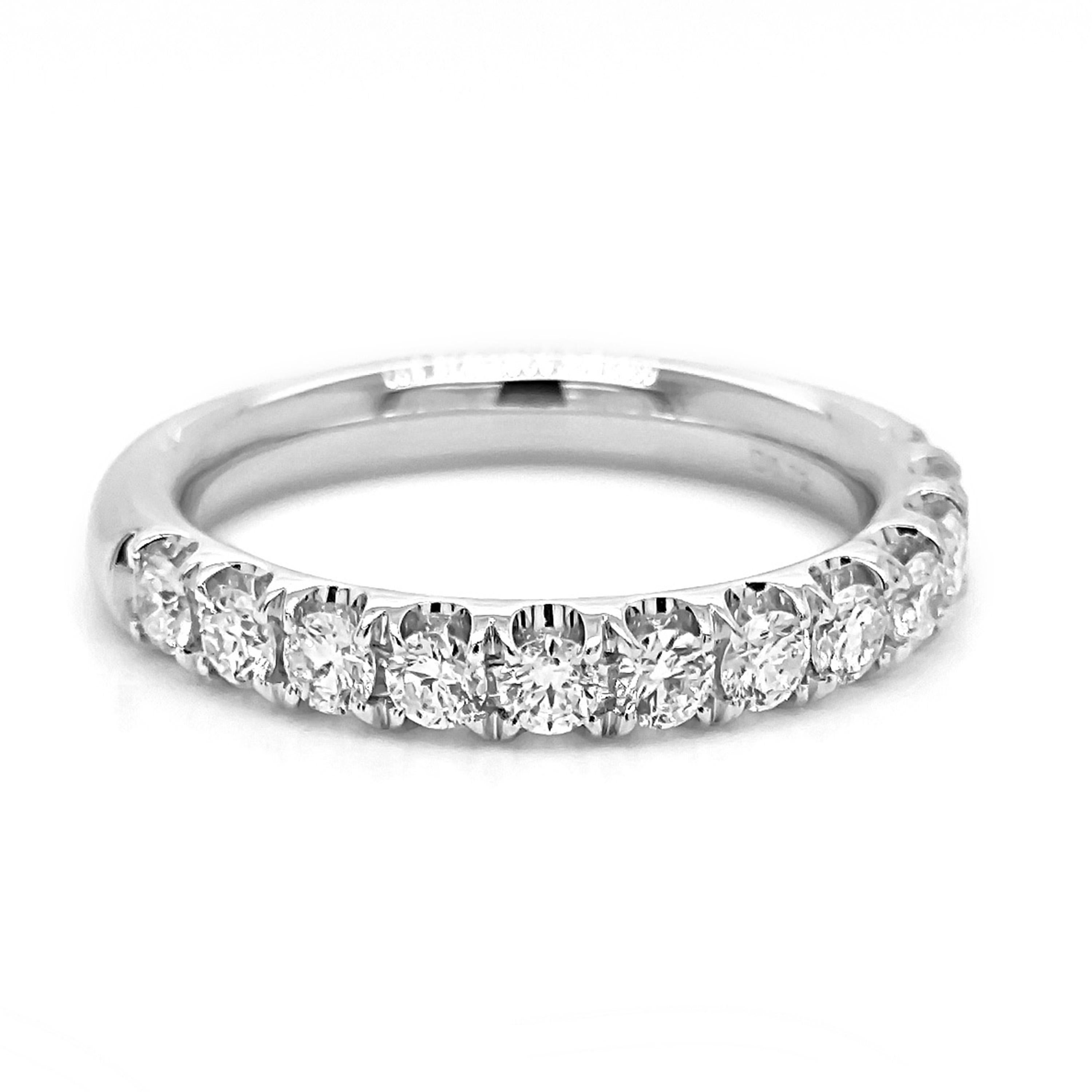 0,72 Karat Weißer Diamant Weißgoldring aus Weißgold im Zustand „Neu“ im Angebot in New York, NY