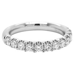 Anillo de oro blanco con diamante blanco de 0,72 quilates