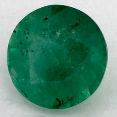 0.72 Ct Emerald Round Loose Gemstone