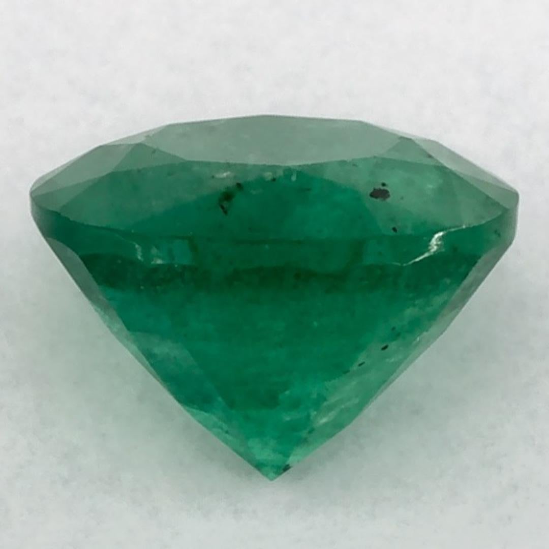 0.72 Ct Smaragd Runde Lose Edelstein im Zustand „Neu“ im Angebot in Fort Lee, NJ