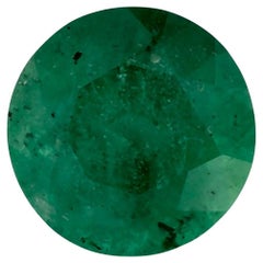 0.72 Ct Smaragd Runde Lose Edelstein