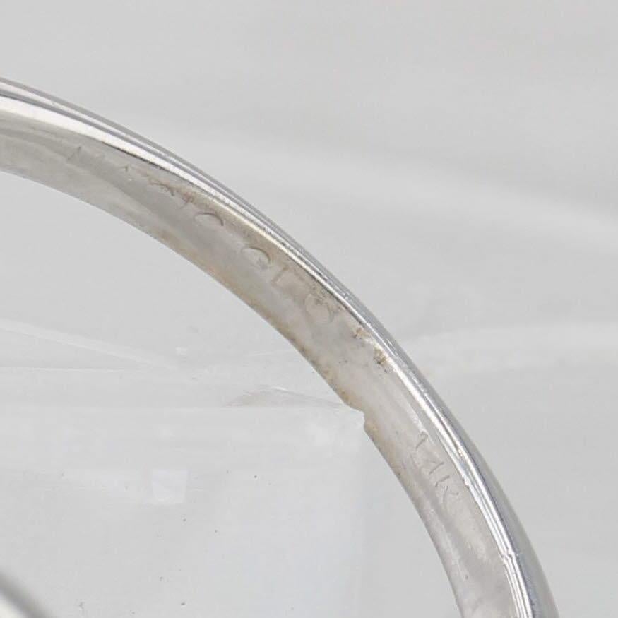 0.72ctw Anillo Bypass de 2 Diamantes Aniversario de Compromiso en Oro Blanco de 14k Talla 7.5 en venta 1