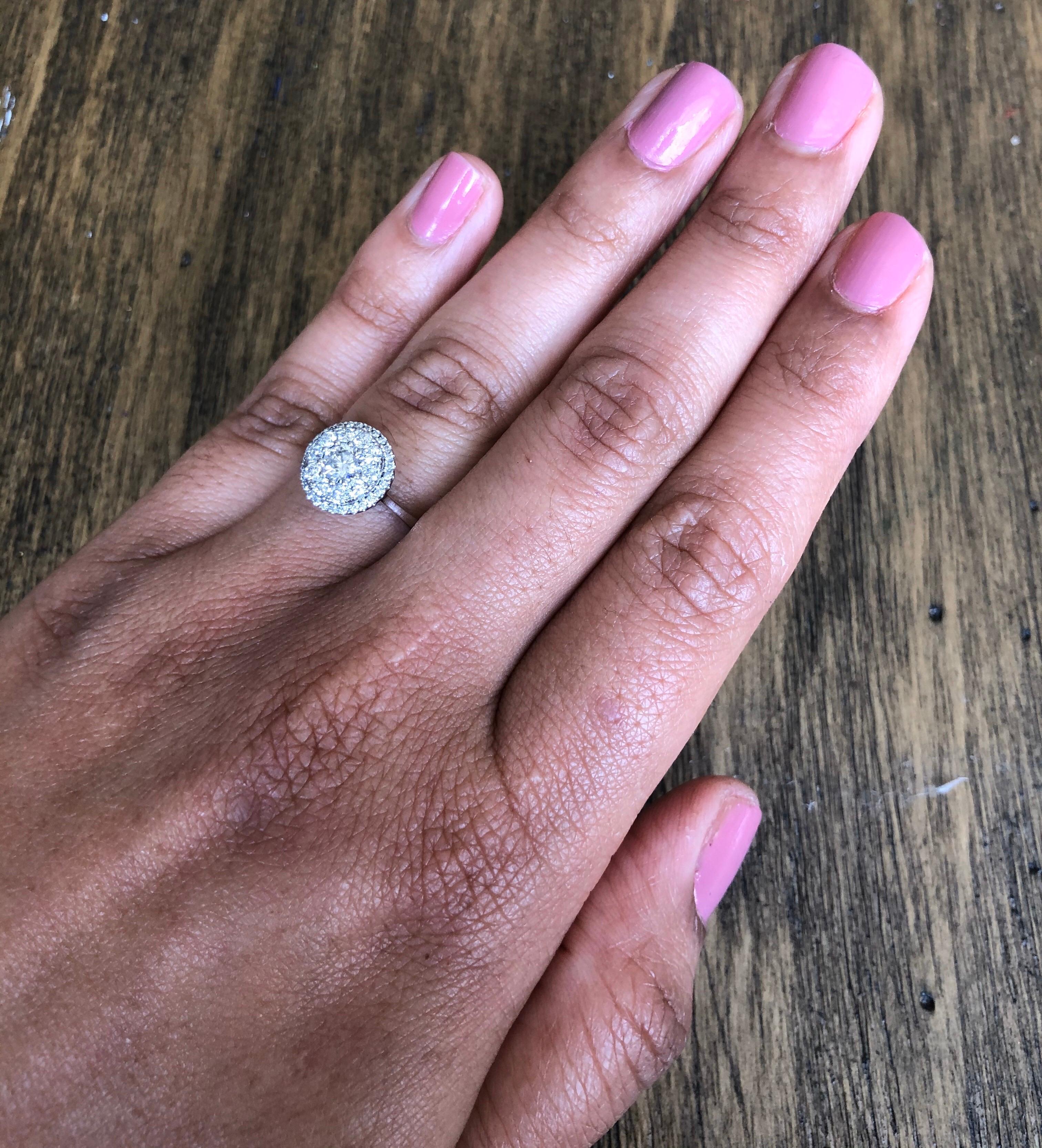 beautiful round engagement rings