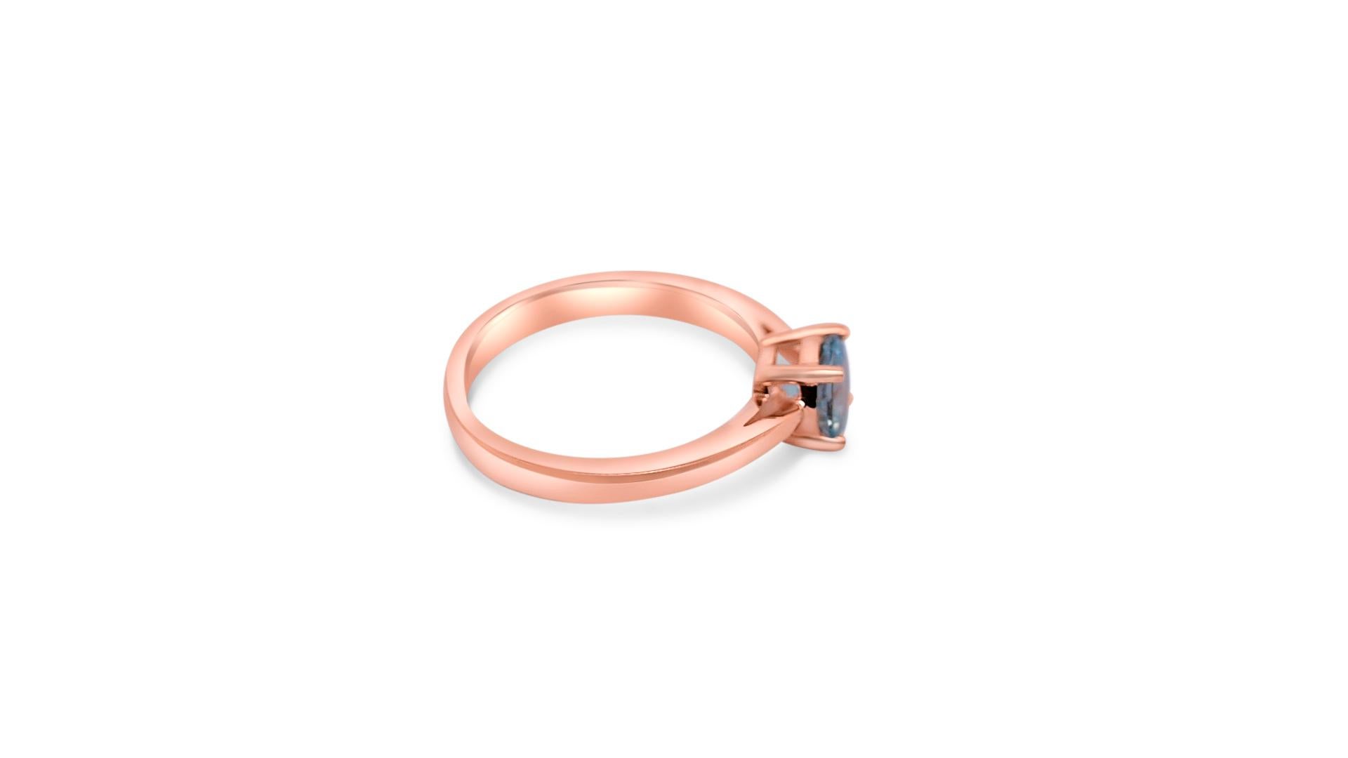 0.73 Ct Aquamarine 92.5 Sterling Silver Halo Bridal Engagement Ring  Excellent état - En vente à New York, NY