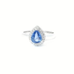 Bague saphir 0,73 carat