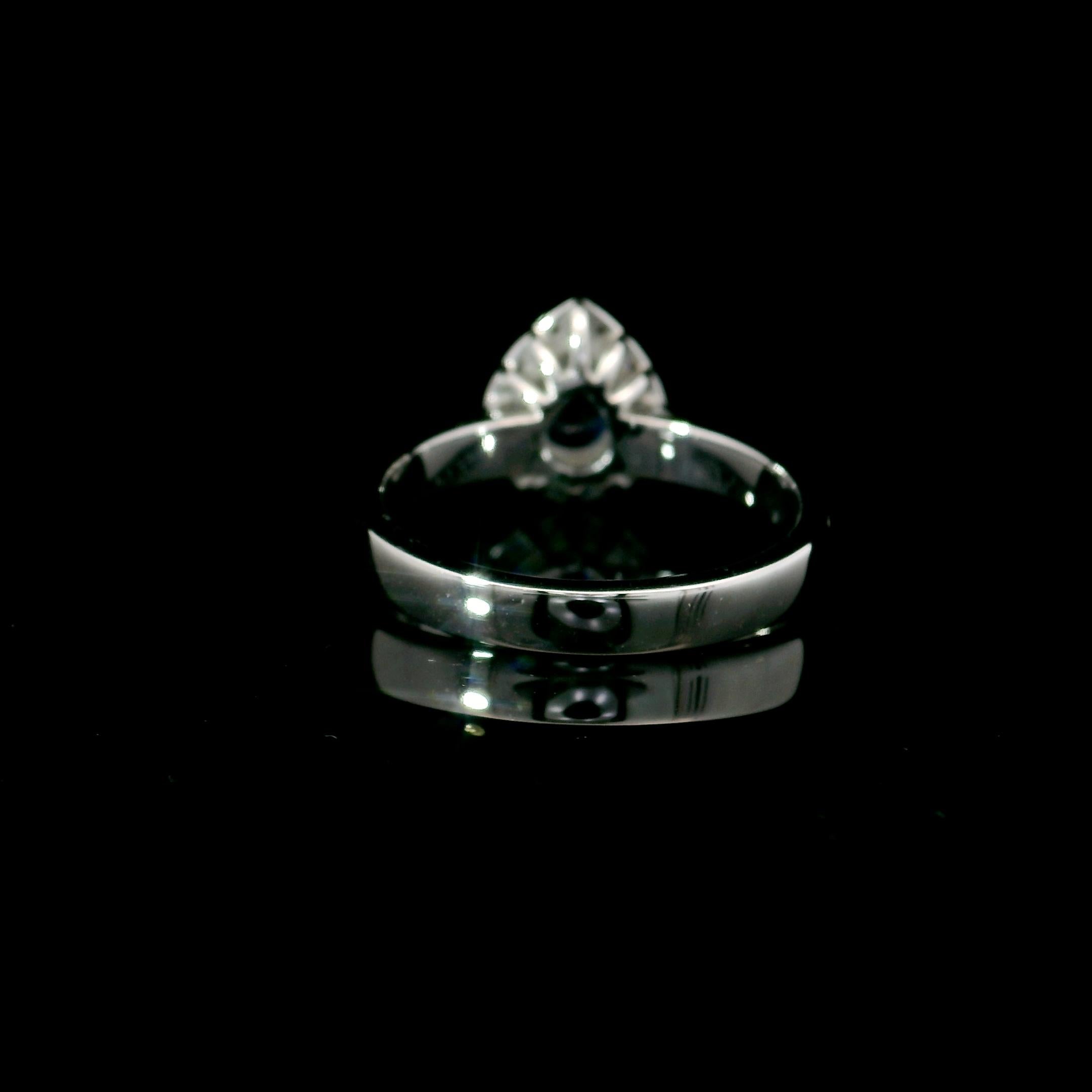 0.73 cts Sapphire ring For Sale 1
