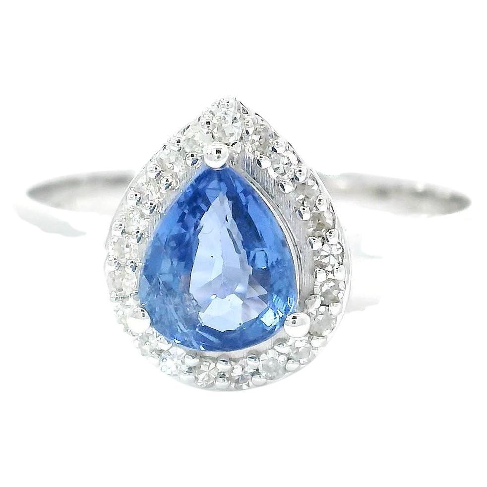 0.73 cts Sapphire ring For Sale