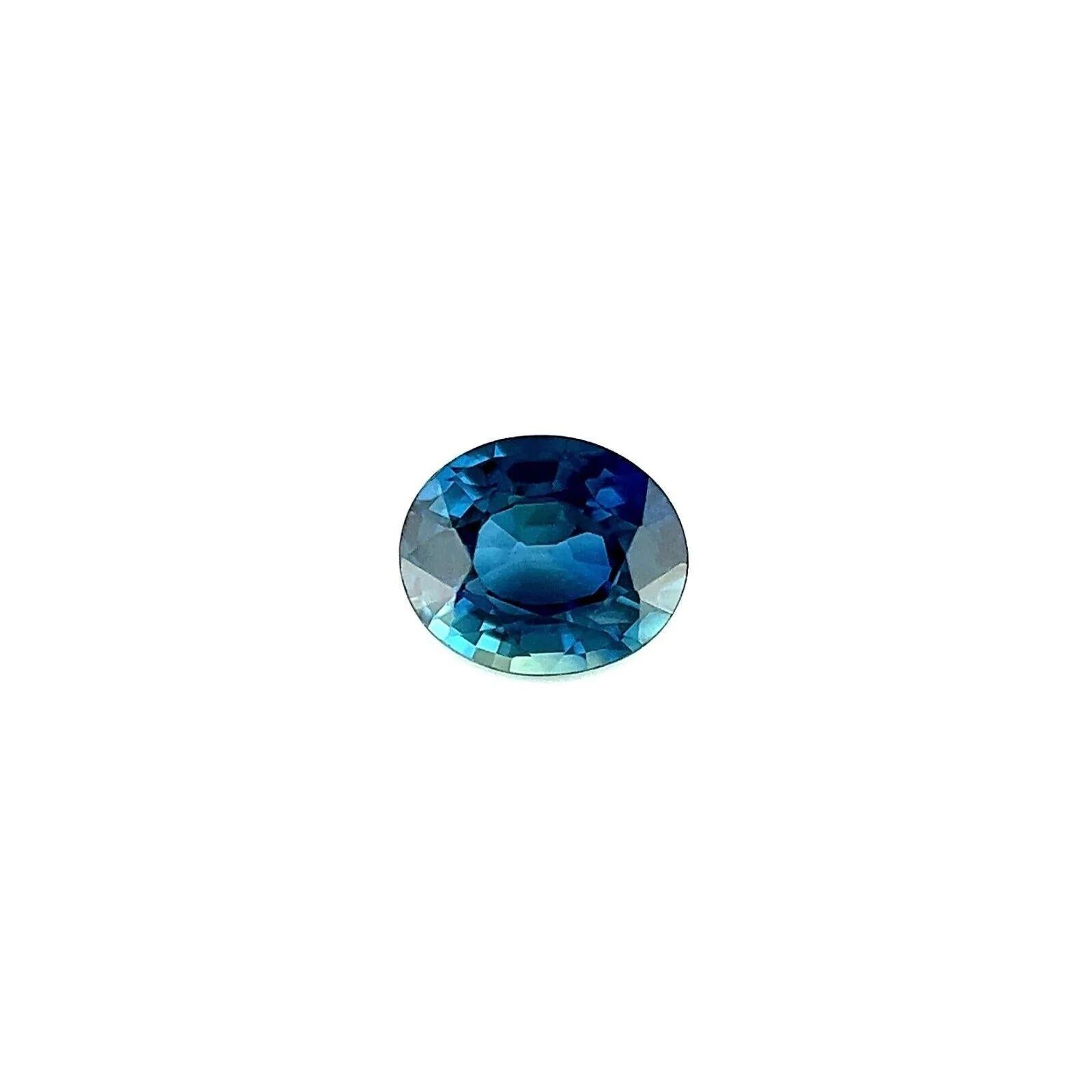 0.73ct Deep Blue Natural Sapphire Oval Loose Cut Gemstone 5.8x4.8mm VS

Natural Green Blue Sapphire Gemstone.
0.73 Carat with a beautiful deep blue colour and good clarity, a clean stone with only some small natural inclusions visible when looking