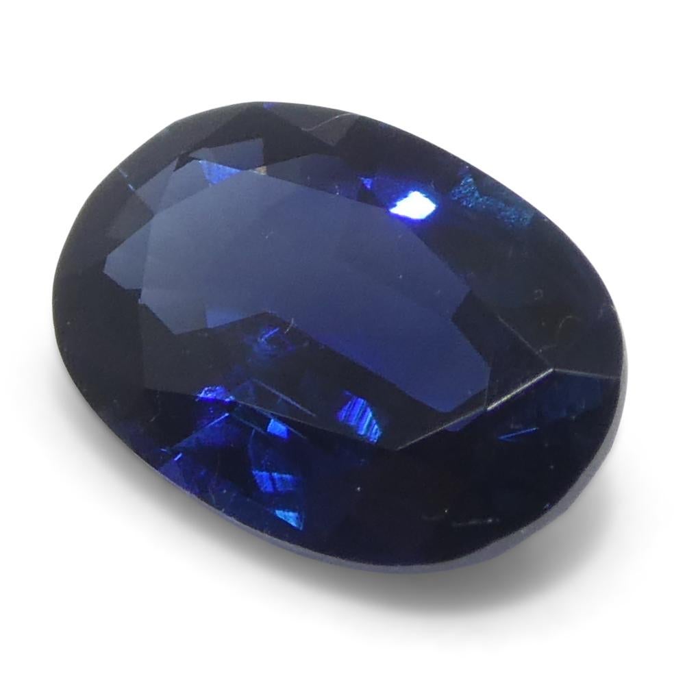 0,73ct Ovaler Blauer Saphir aus Madgaskar im Angebot 3