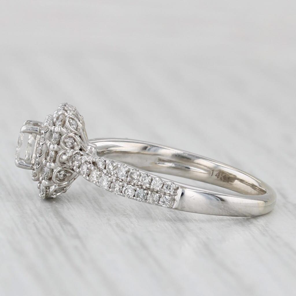 Gemstone Information:
- Natural Diamond -
Carats - 0.27ct 
Cut - Princess Brilliant
Color - H - I
Clarity - I1 - I2

- Natural Diamonds -
Total Carats - 0.22ctw
Cut - Round Brilliant
Color - H - I
Clarity - SI2 - I1

- Natural Diamonds -
Total