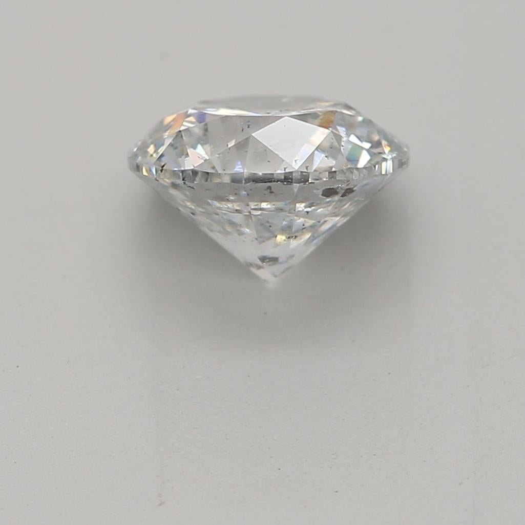 0.74 Carat Very Light Blue Round cut diamond I1 Clarity GIA Certified In New Condition For Sale In Kowloon, HK