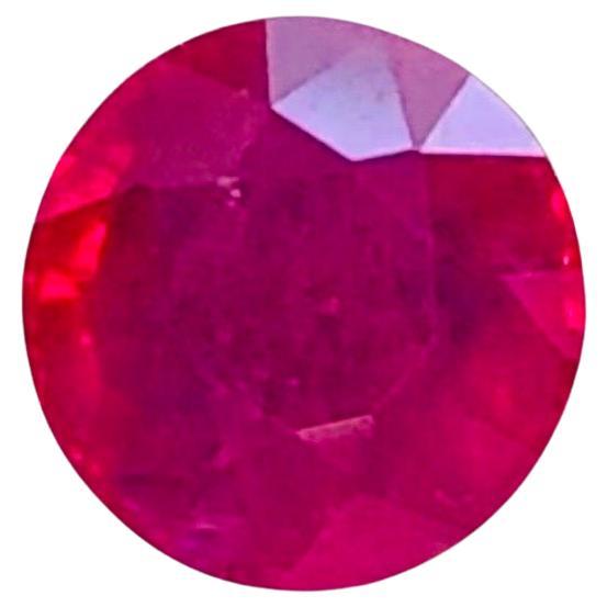 0.74 Ct AIGS Certified Natural Ruby Pigeon Blood  color Unheated Gemstone