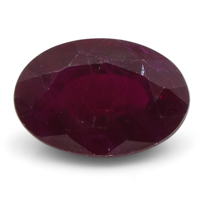 Rubis Du Mozambique 4,13 Ct - Ovale, Traité, Transparent, Très Bonne Qualité