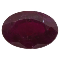 0.74 ct Oval Ruby Mozambique