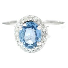 0.74 Sapphire ring