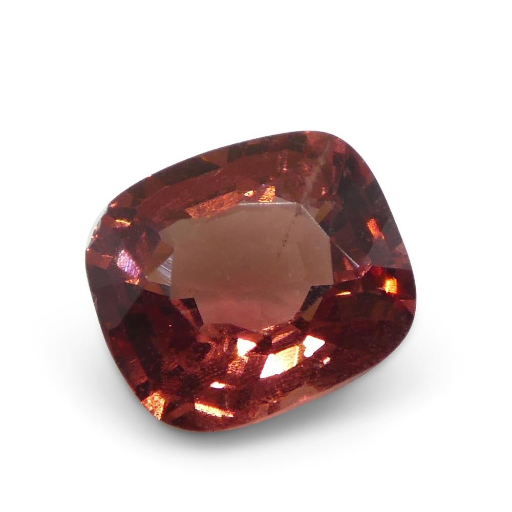 0.74ct Cushion Red Spinel from Sri Lanka For Sale 8