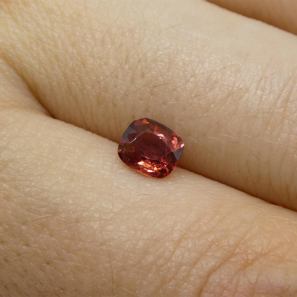 0.74ct Cushion Red Spinel from Sri Lanka For Sale 2