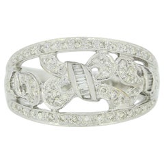Bague grappe de diamants de 0,75 carat