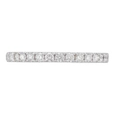 0.75 Carat Diamond Platinum Eternity Band Ring