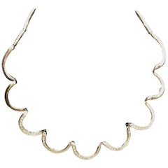 0.75 Carat Diamonds White Gold Choker Necklace by Trea